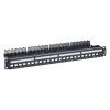 Patch panel 24 RJ45 category 5e, 6 or 6A Keystone 632850
